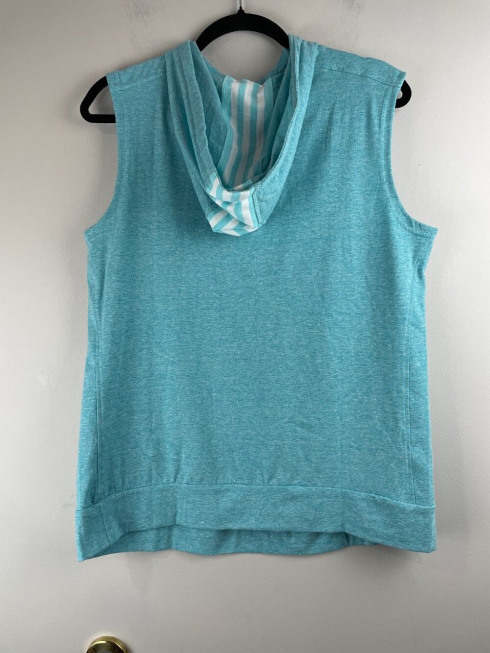 Adidas Women's Sleeveless Hoodie Teal NWT Sz M - Picture 6 of 10